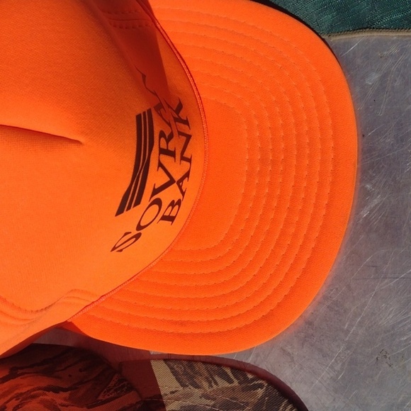 Orange and Camouflage Caps(5) NWT - Picture 2 of 6
